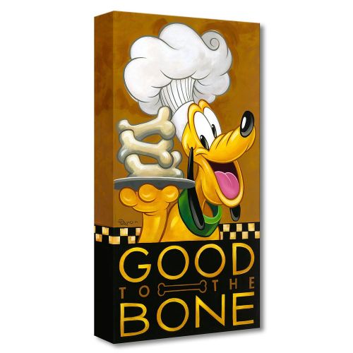 디즈니 Disney Pluto Good to the Bone Giclee on Canvas by Tim Rogerson