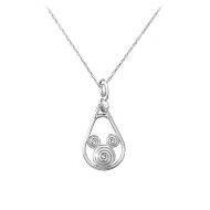 Disney Mickey Mouse Necklace - Mickey Swirl