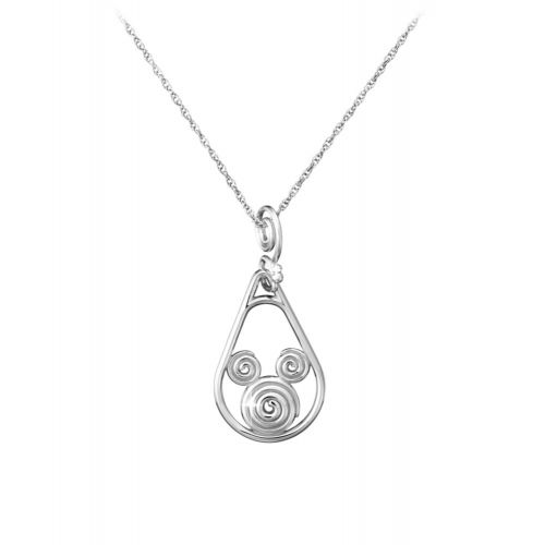 디즈니 Disney Mickey Mouse Necklace - Mickey Swirl