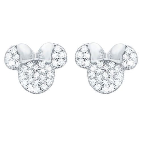 디즈니 Disney Minnie Mouse Icon Stud Earrings by CRISLU
