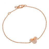 Disney Minnie Mouse Icon Bracelet by CRISLU - Rose Gold