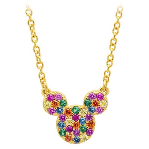 디즈니 Disney Mickey Mouse Rainbow Icon Necklace by CRISLU