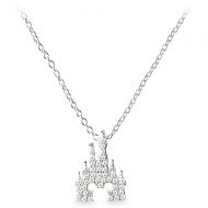 Disney Mickey Mouse Icon on Fantasyland Castle Necklace by Rebecca Hook