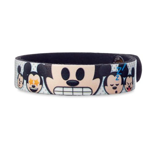 디즈니 Disney Mickey Mouse Emoji Leather Bracelet - Personalizable