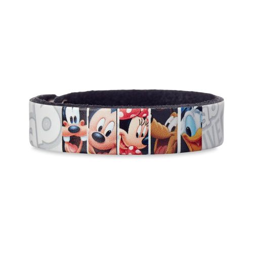 디즈니 Disney Mickey Mouse and Friends Sketch Leather Bracelet - Personalizable