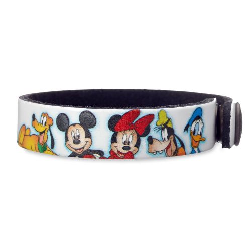 디즈니 Disney Mickey Mouse and Friends Leather Bracelet - Personalizable
