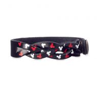 Disney Mickey Mouse Icon Woven Leather Bracelet - Personalizable
