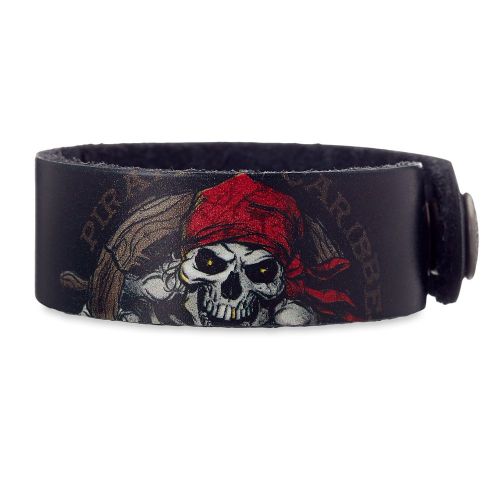 디즈니 Disney Pirates of the Caribbean Leather Bracelet - Personalizable