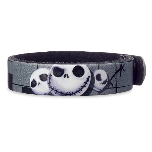 디즈니 Disney Jack Skellington Leather Bracelet - Personalizable