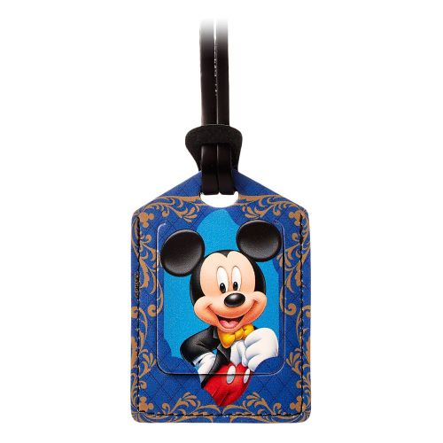 디즈니 Disney Mickey Mouse Leather Luggage Tag - Personalizable