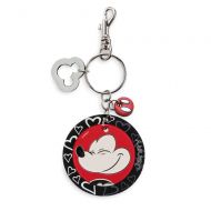 Disney Mickey Mouse Heart Leather Keychain - Personalizable