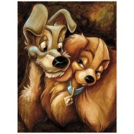 Disney Lady and the Tramp Giclee by Darren Wilson