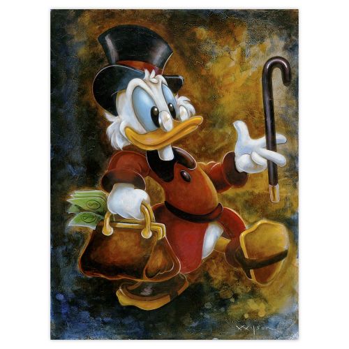 디즈니 Disney Scrooge McDuck Scrooge Treasure Giclee by Darren Wilson