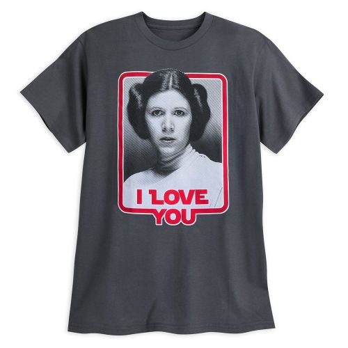 디즈니 Disney Princess Leia I Love You Couples T-Shirt for Women