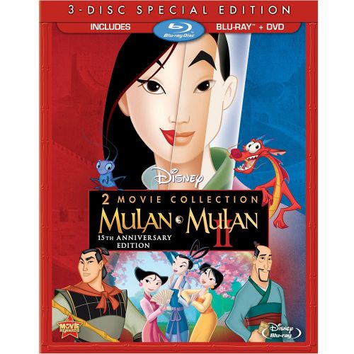 디즈니 Disney Mulan 15th Anniversary Blu-ray and DVD Combo Pack