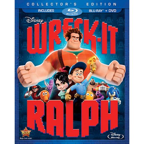 디즈니 Disney Wreck-It Ralph Blu-ray and DVD Combo Pack