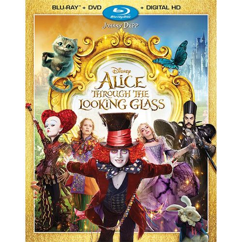 디즈니 Disney Alice Through the Looking Glass Blu-ray Combo Pack