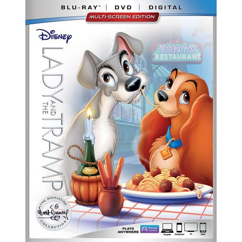 디즈니 Disney Lady and the Tramp Blu-ray Combo Pack