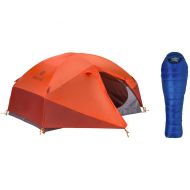 Marmot Limelight 2P Tent + Sawtooth 15 Sleeping Bag Bundle