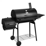 Royal Gourmet 30 BBQ Charcoal Grill and Offset Smoker | 800 Square Inch cooking surface, Outdoor for Camping | Black, CC1830S model