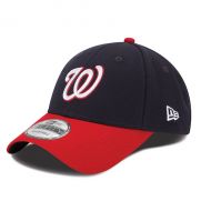 Men's Washington Nationals New Era Navy League 9FORTY Adjustable Hat