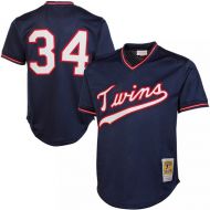 Mitchell & Ness Men's Minnesota Twins Kirby Puckett Mitchell & Ness Navy 1985 Authentic Cooperstown Collection Mesh Batting Practice Jersey