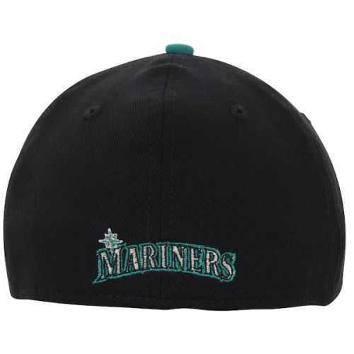  Men's Seattle Mariners New Era NavyGreen MLB Team Classic Alternate 39THIRTY Flex Hat