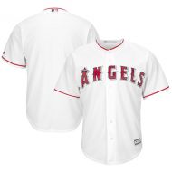 Youth Los Angeles Angels Majestic White Home Cool Base Jersey