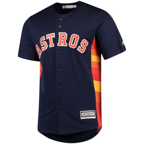 Mens Houston Astros George Springer Majestic Navy Official Cool Base Player Jersey
