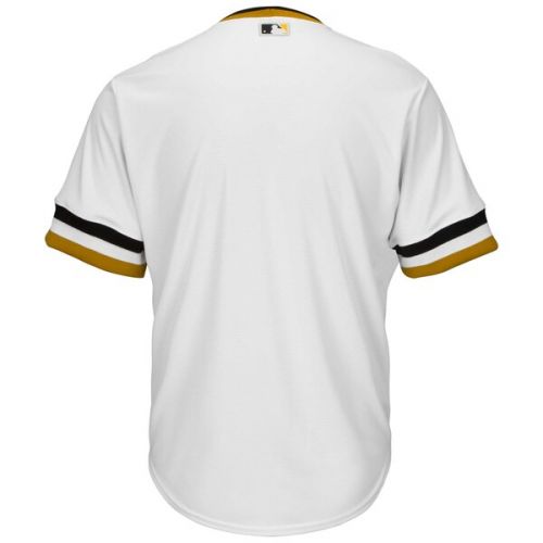  Youth Pittsburgh Pirates Majestic White Cooperstown Collection Jersey