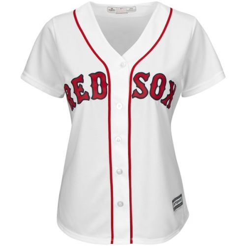  Womens Boston Red Sox Mookie Betts Majestic White Cool Base Player Jersey