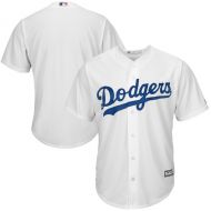 Men's Los Angeles Dodgers Majestic White Home Big & Tall Cool Base Team Jersey