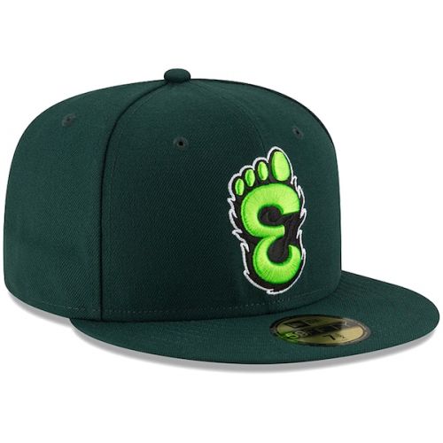  Men's Eugene Emeralds New Era Green Authentic 59FIFTY Fitted Hat
