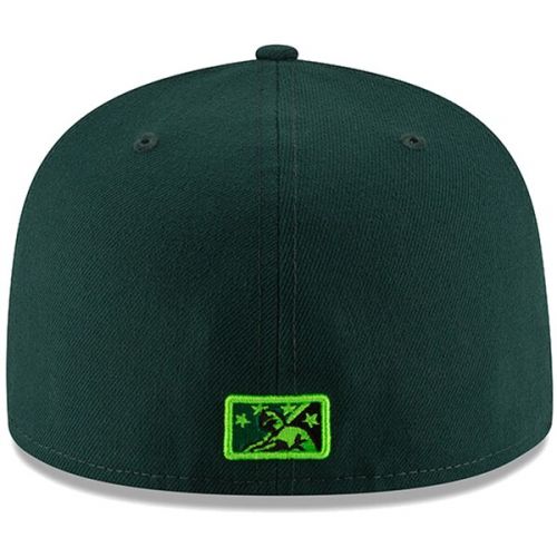  Men's Eugene Emeralds New Era Green Authentic 59FIFTY Fitted Hat