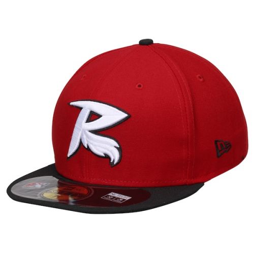  Men's Richmond Flying Squirrels New Era RedBlack Alternate 1 Authentic 59FIFTY Fitted Hat