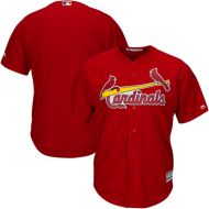Men's St. Louis Cardinals Majestic Red Alternate Cool Base Jersey