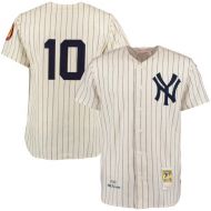 Mitchell & Ness Men's New York Yankees Phil Rizzuto Mitchell & Ness Cream Authentic Jersey
