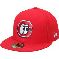 Mens Chattanooga Lookouts New Era Red Home Authentic Collection 59FIFTY Fitted Hat