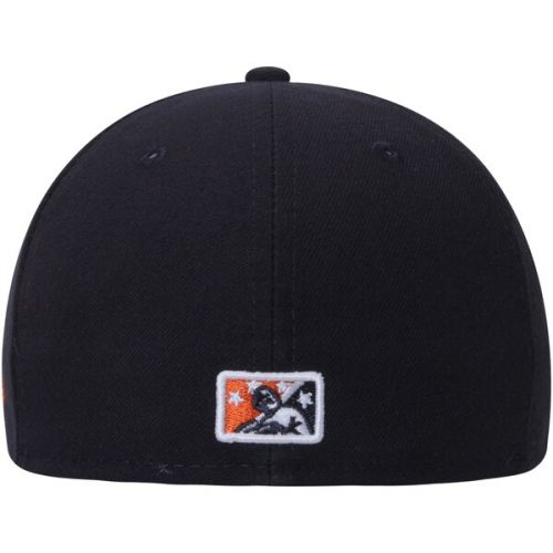  Mens Connecticut Tigers New Era Orange/Navy Alternate Authentic Collection 59FIFTY Fitted Hat