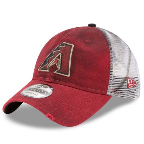  Men's Arizona Diamondbacks New Era Red Team Rustic 9TWENTY Adjustable Hat