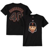 Youth San Francisco Giants Madison Bumgarner Majestic Name & Number Emoji Black T-Shirt