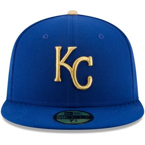  Men's Kansas City Royals New Era Royal Authentic Collection 59FIFTY Fitted Hat