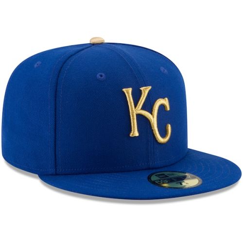  Men's Kansas City Royals New Era Royal Authentic Collection 59FIFTY Fitted Hat