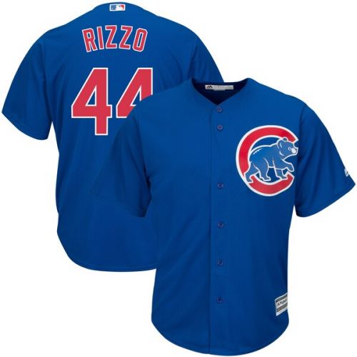  Men's Chicago Cubs Anthony Rizzo Majestic Royal Big & Tall Alternate Cool Base Replica Player Jersey