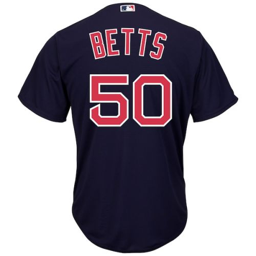  Men's Boston Red Sox Mookie Betts Majestic Navy Big & Tall Alternate Cool Base Replica Player Jersey