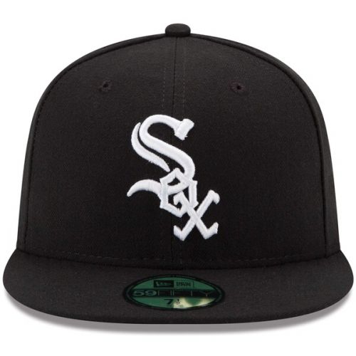  Men's Chicago White Sox New Era Black Game Authentic Collection On-Field 59FIFTY Fitted Hat