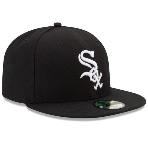  Men's Chicago White Sox New Era Black Game Authentic Collection On-Field 59FIFTY Fitted Hat