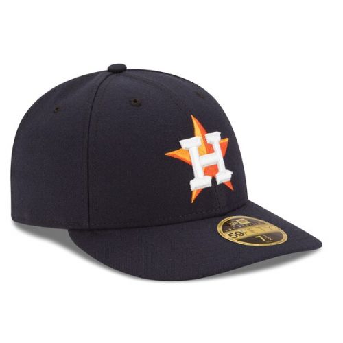  Mens Houston Astros New Era Navy Home Authentic Collection On-Field Low Profile 59FIFTY Fitted Hat