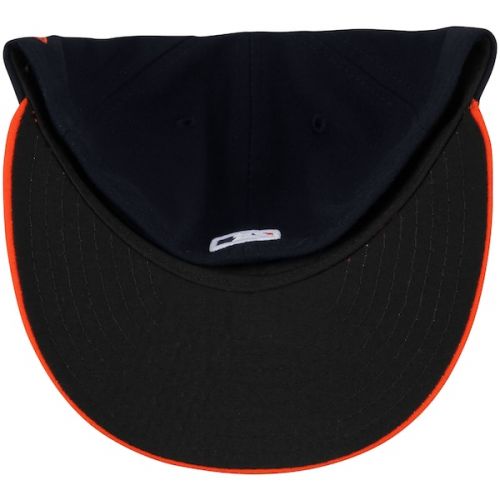  Mens Houston Astros New Era Navy/Orange Road Authentic Collection On-Field Low Profile 59FIFTY Fitted Hat