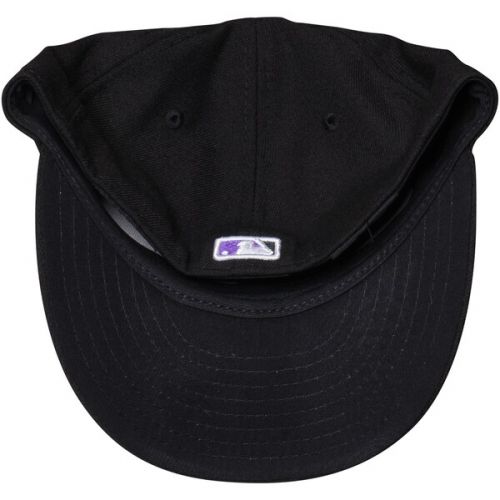  Men's Colorado Rockies New Era Black Game Authentic Collection On-Field Low Profile 59FIFTY Fitted Hat